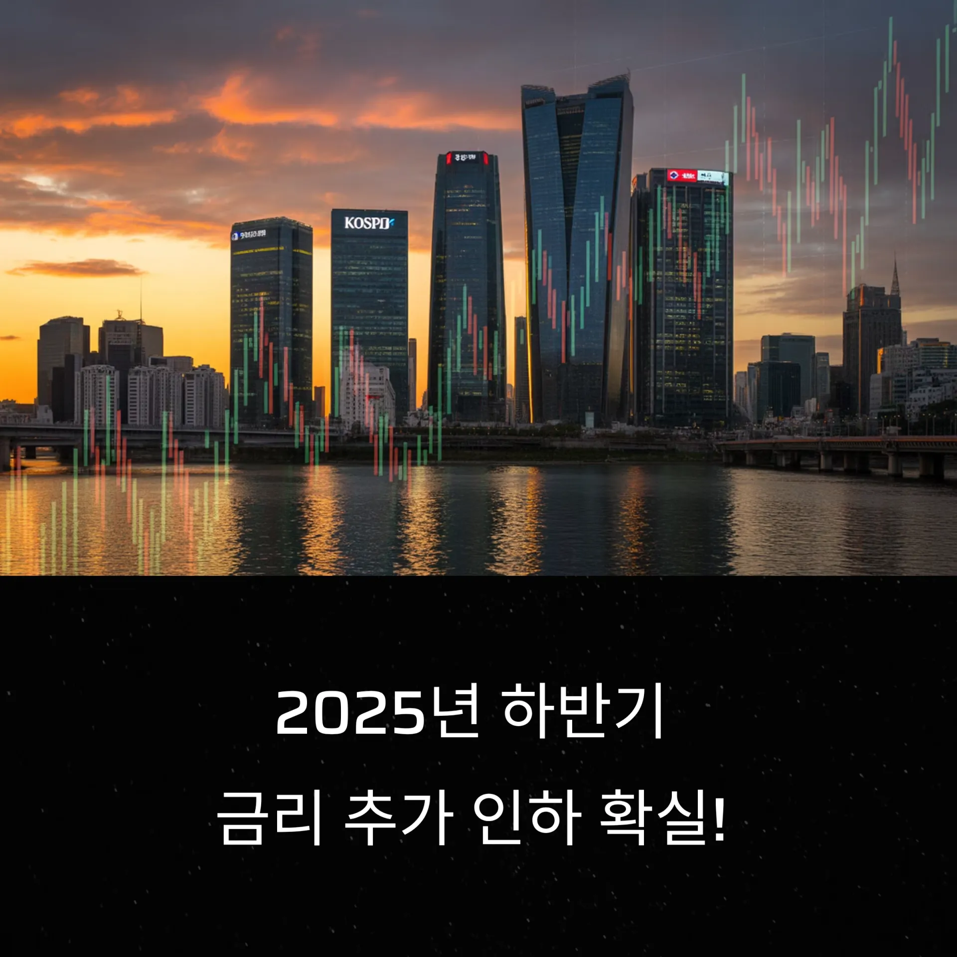 2025년 하반기 금리 추가 인하 확실, 부동산 vs 주식 투자 골든타임