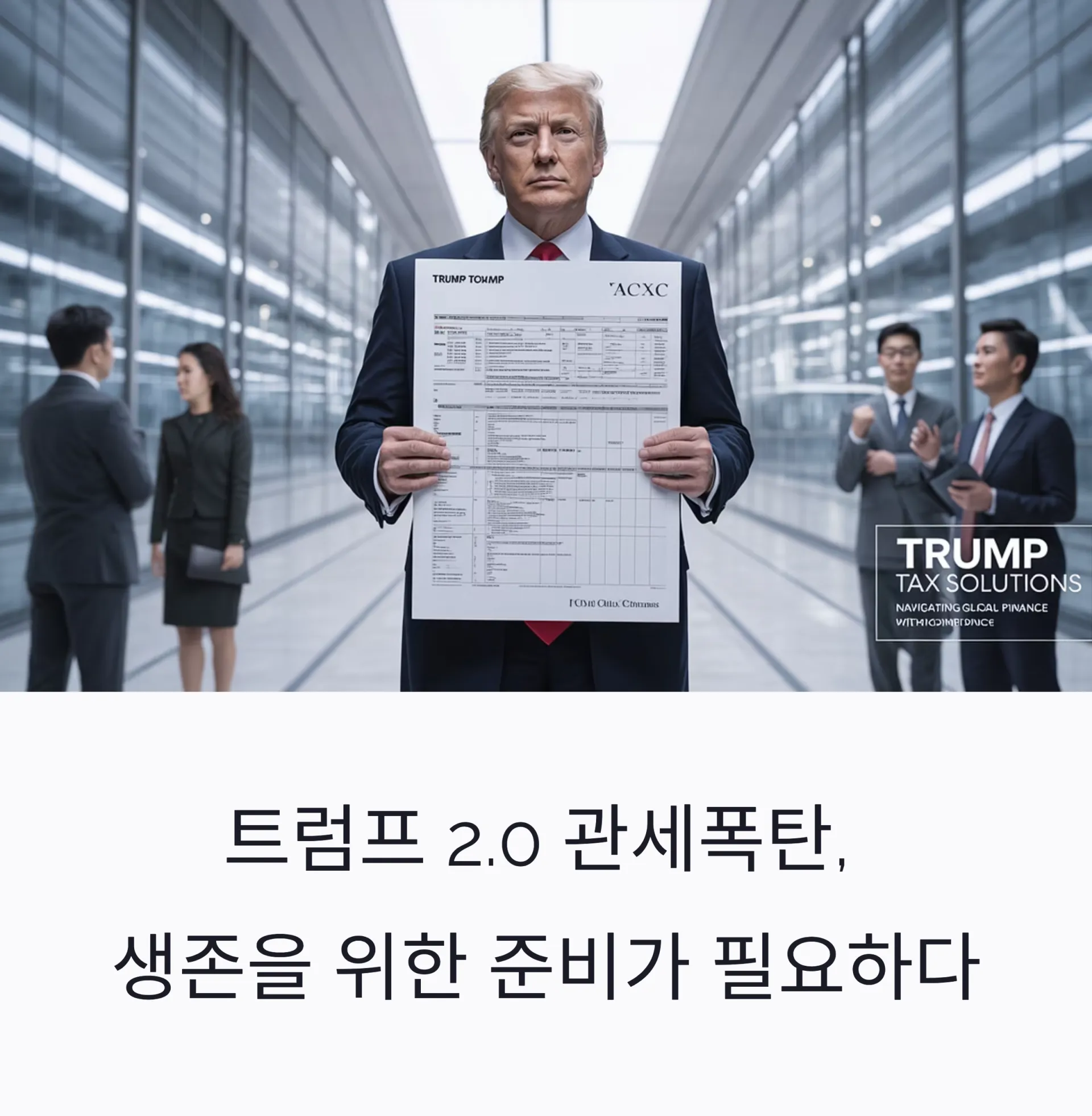 트럼프 2.0 관세폭탄, 한국 수출기업 생존전략은?