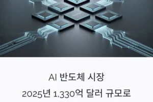 AI 반도체 투자 열풍, 2025년 1,330억 달러 시장 선점 경쟁